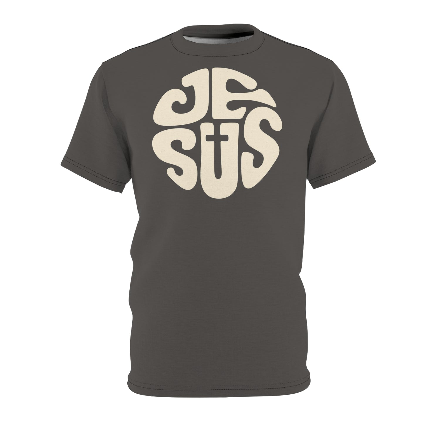 "Retro Jesus", Unisex T-shirt (German Grey)