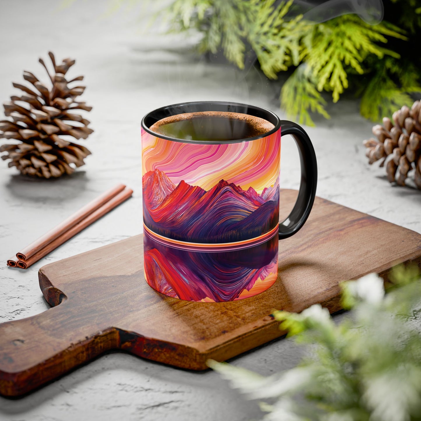 "For In Him All Things Were Created" Colossians 1:16 (NIV), Colorful Mugs (11oz & 15oz)