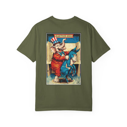 "MAGA Spanked the Donkeys 2024", Unisex T-shirt (Dark Colors)