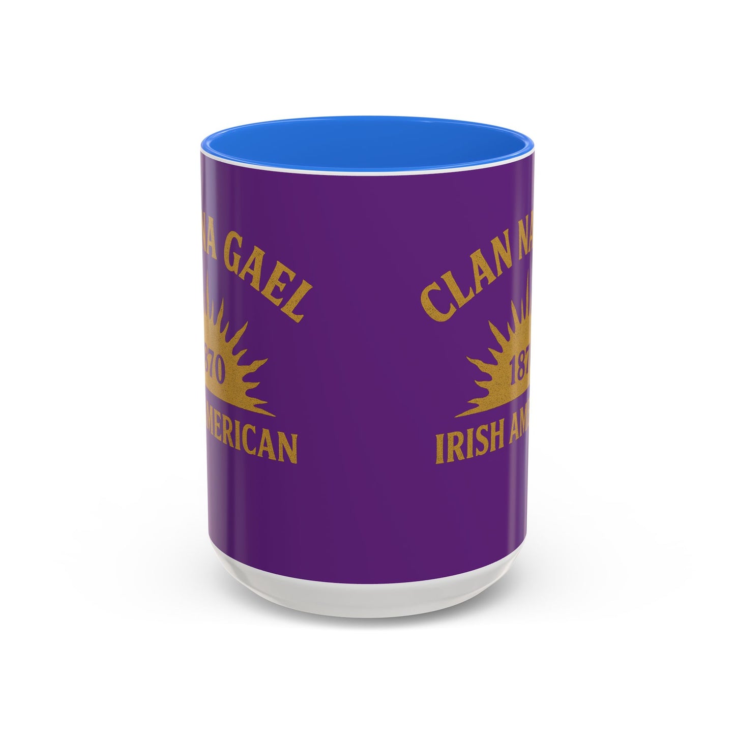 "Clan na Gael - Irish American", Colorful Mugs (11oz, 15oz) (Vesper Violet)