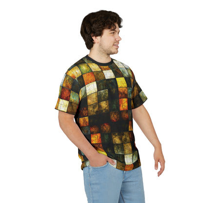 "Wood Block Pattern" #01, Wearable Fine Art Unisex T-Shirt