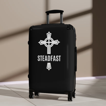"Steadfast Cross", Suitcases (Black)
