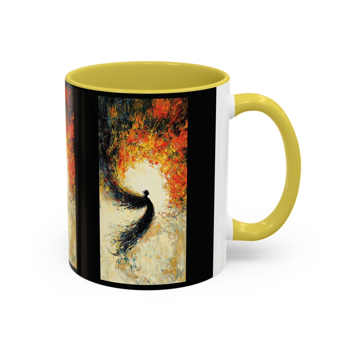 "Seraphic Aegis", Colorful Mugs (11oz, 15oz)