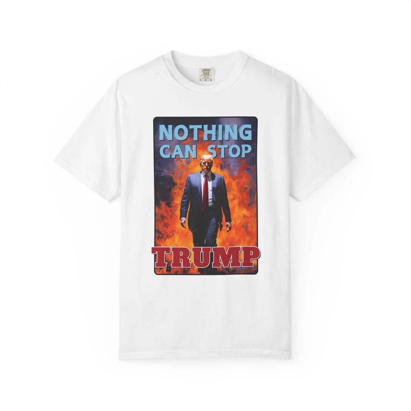 "Nothing Can Stop Trump", Unisex T-shirt (Light Colors)