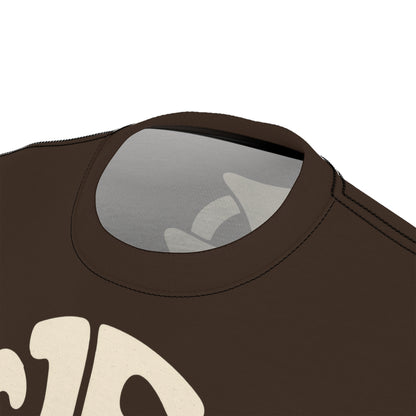 "Retro Jesus", Unisex T-shirt (Granite Brown)