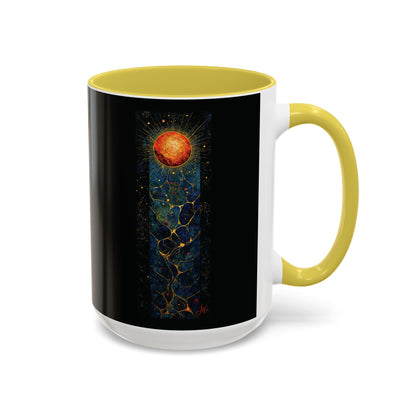 "The Living Light (John 8:12)", Colorful Mugs (11oz, 15oz)