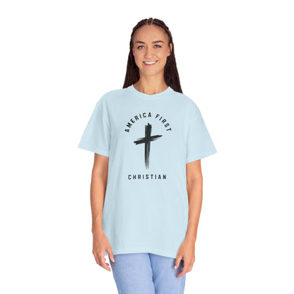 "America First Christian" #05, Unisex T-shirt (Light Colors)