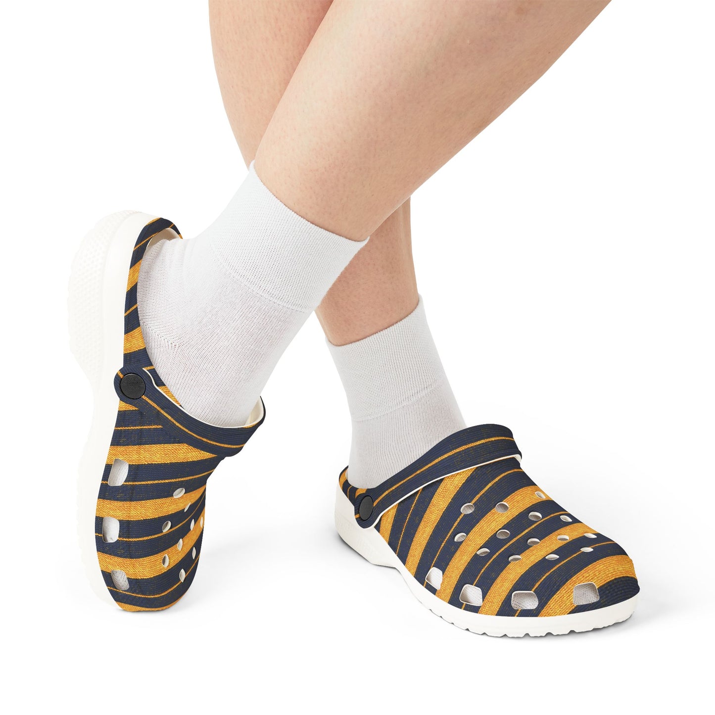 "Golden Ensign", Foam Rubber Clogs