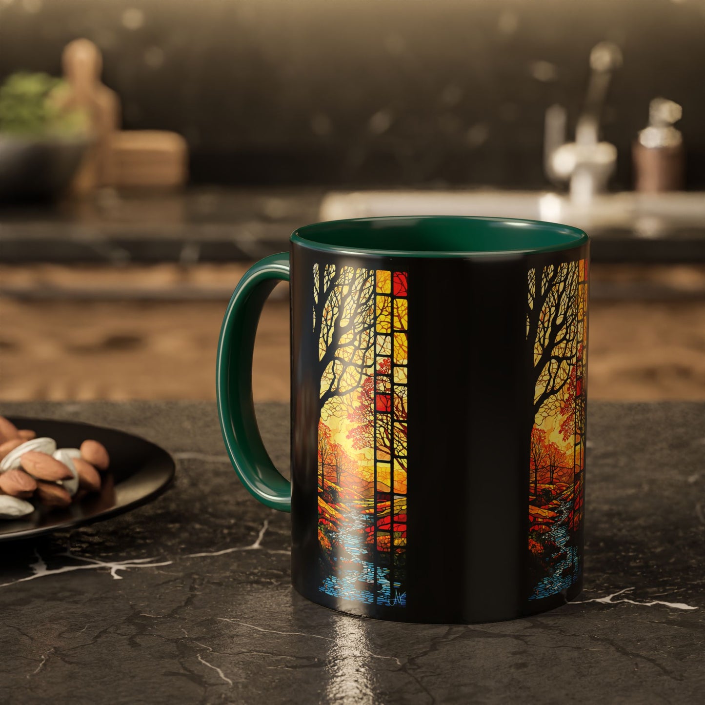 "Realization at 5", Colorful Mugs (11oz, 15oz)