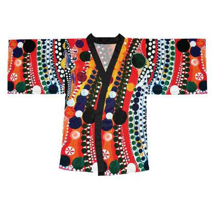 "Abstract 71", Long Sleeve Kimono Robe