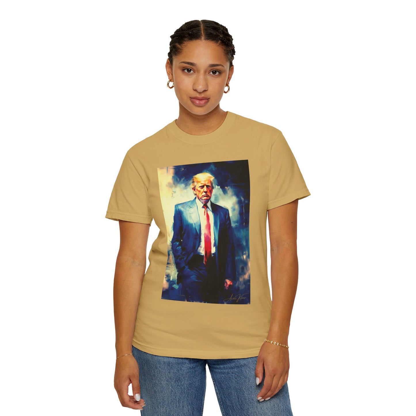 "Trump Portrait No. 6", Unisex T-shirt (Light Colors)