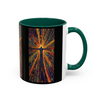 "Born Again in His Radiance - Isaiah 60:1", Colorful Mugs (11oz & 15oz)