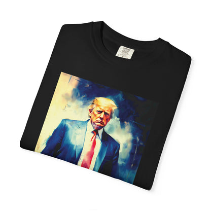"Trump Portrait No. 6", Unisex T-shirt (Dark Colors)