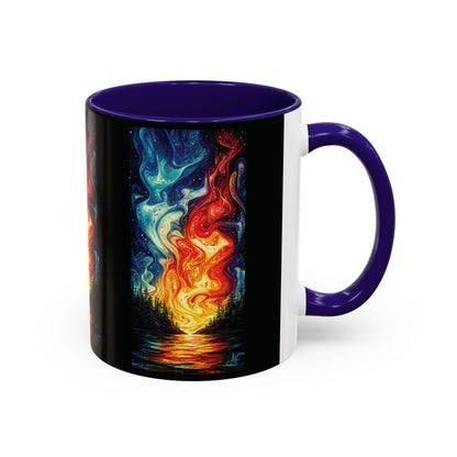 "Naomh Solus (Gaelic) - Sacred Light (English)", Colorful Mugs (11oz, 15oz)