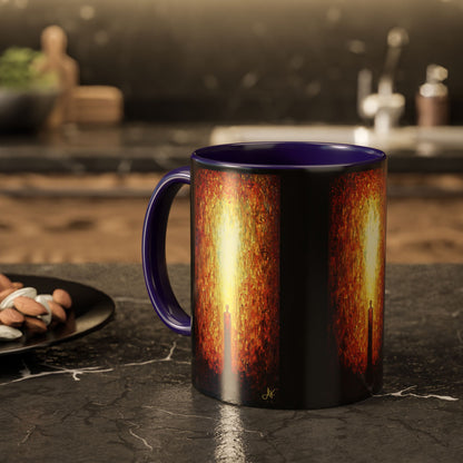 "Born of His Light", Colorful Mugs (11oz, 15oz)