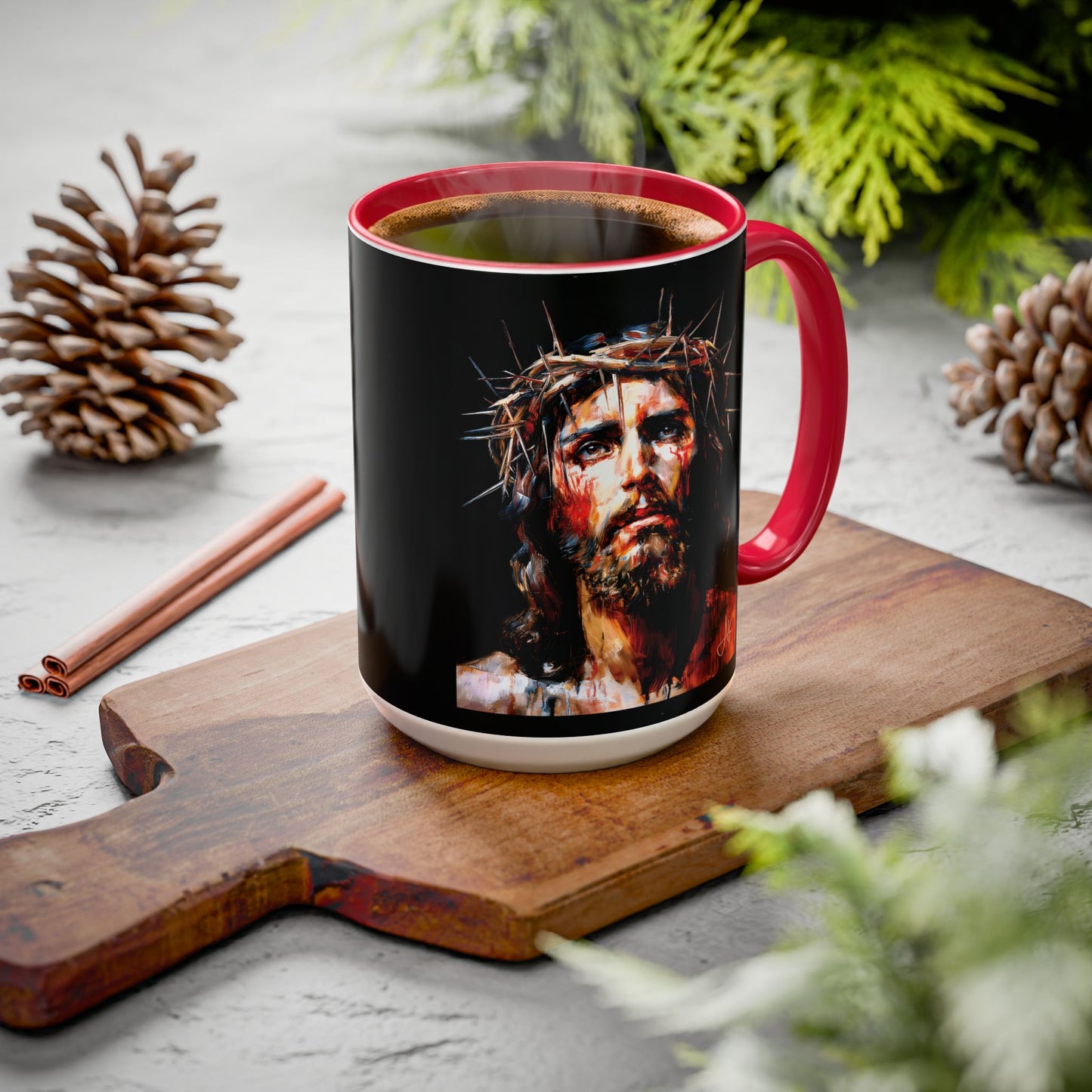 "Crown of Thorns", Colorful Mugs (11oz, 15oz)