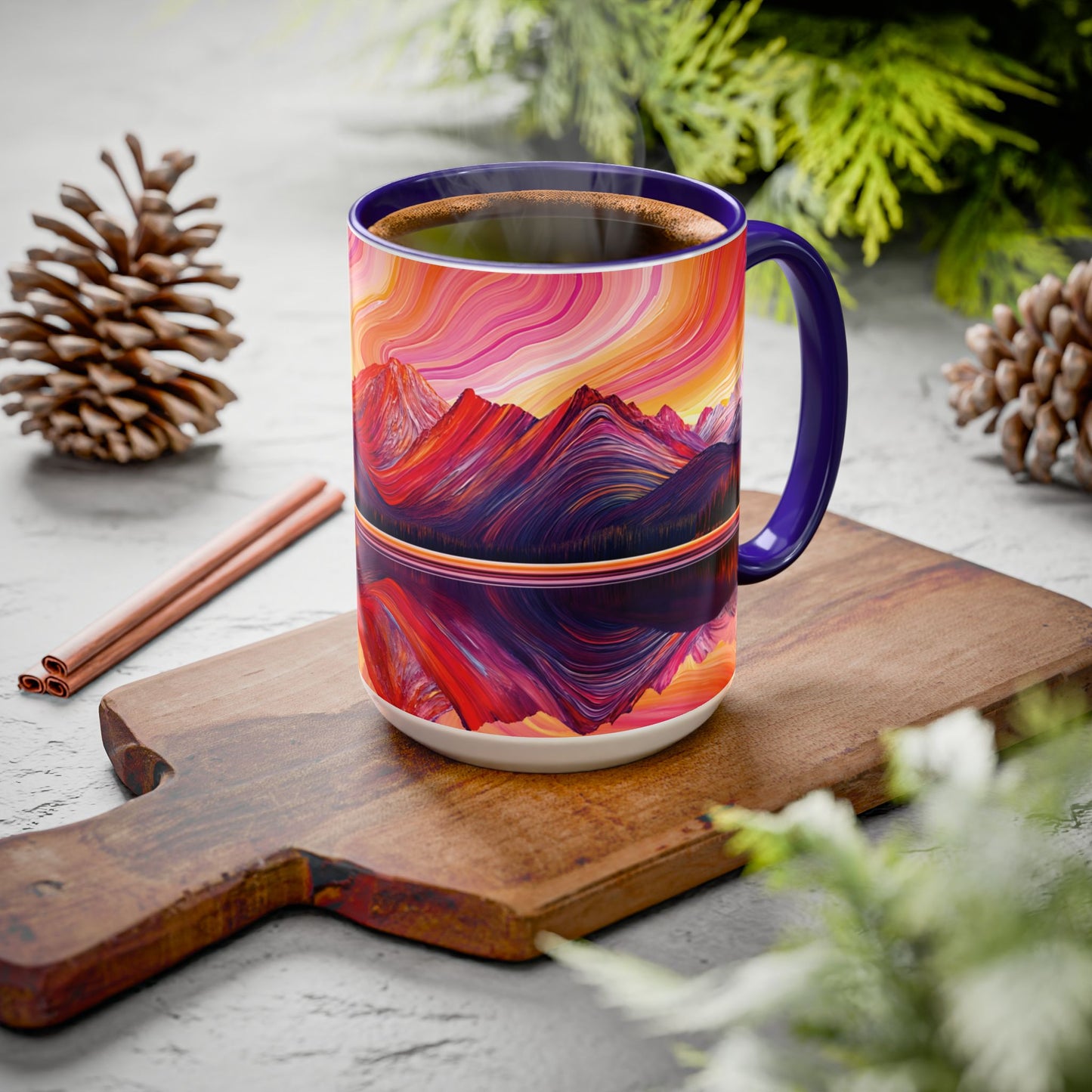 "For In Him All Things Were Created" Colossians 1:16 (NIV), Colorful Mugs (11oz & 15oz)