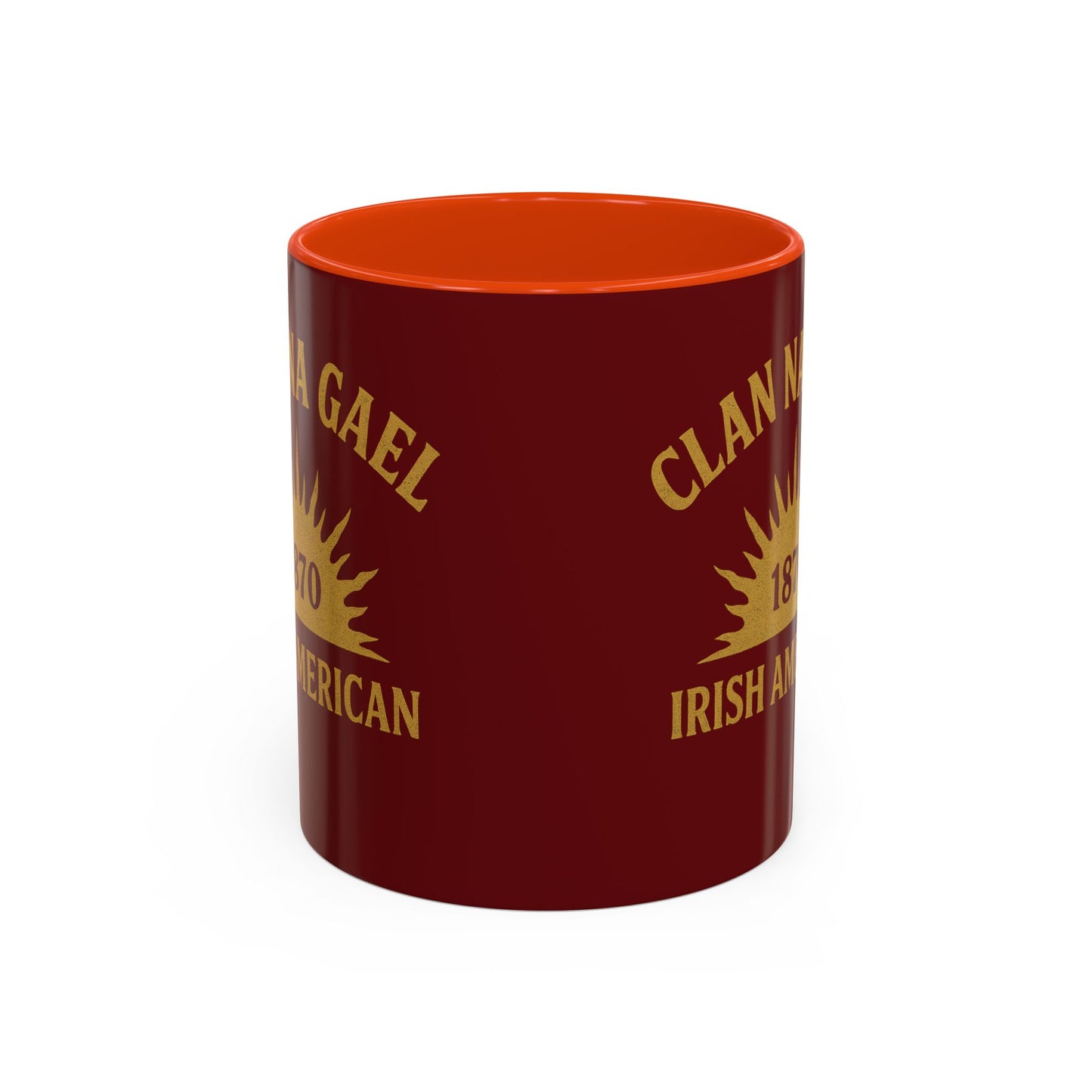 "Clan na Gael - Irish American", Colorful Mugs (11oz, 15oz) (Palladius Red)