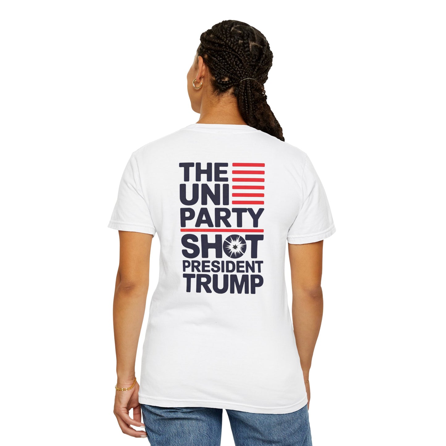 "The Uniparty Shot President Trump" #01, Unisex T-shirt