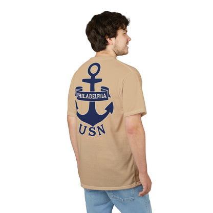 "USN Anchor", Unisex T-shirt (Sailor's Rope)
