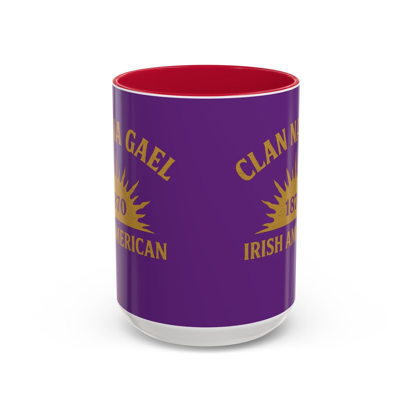 "Clan na Gael - Irish American", Colorful Mugs (11oz, 15oz) (Vesper Violet)