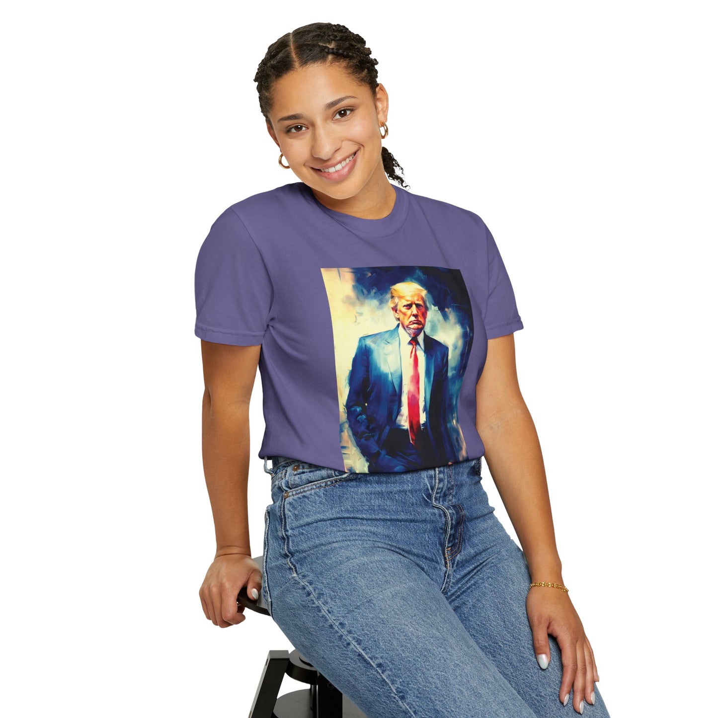 "Trump Portrait No. 6", Unisex T-shirt (Dark Colors)