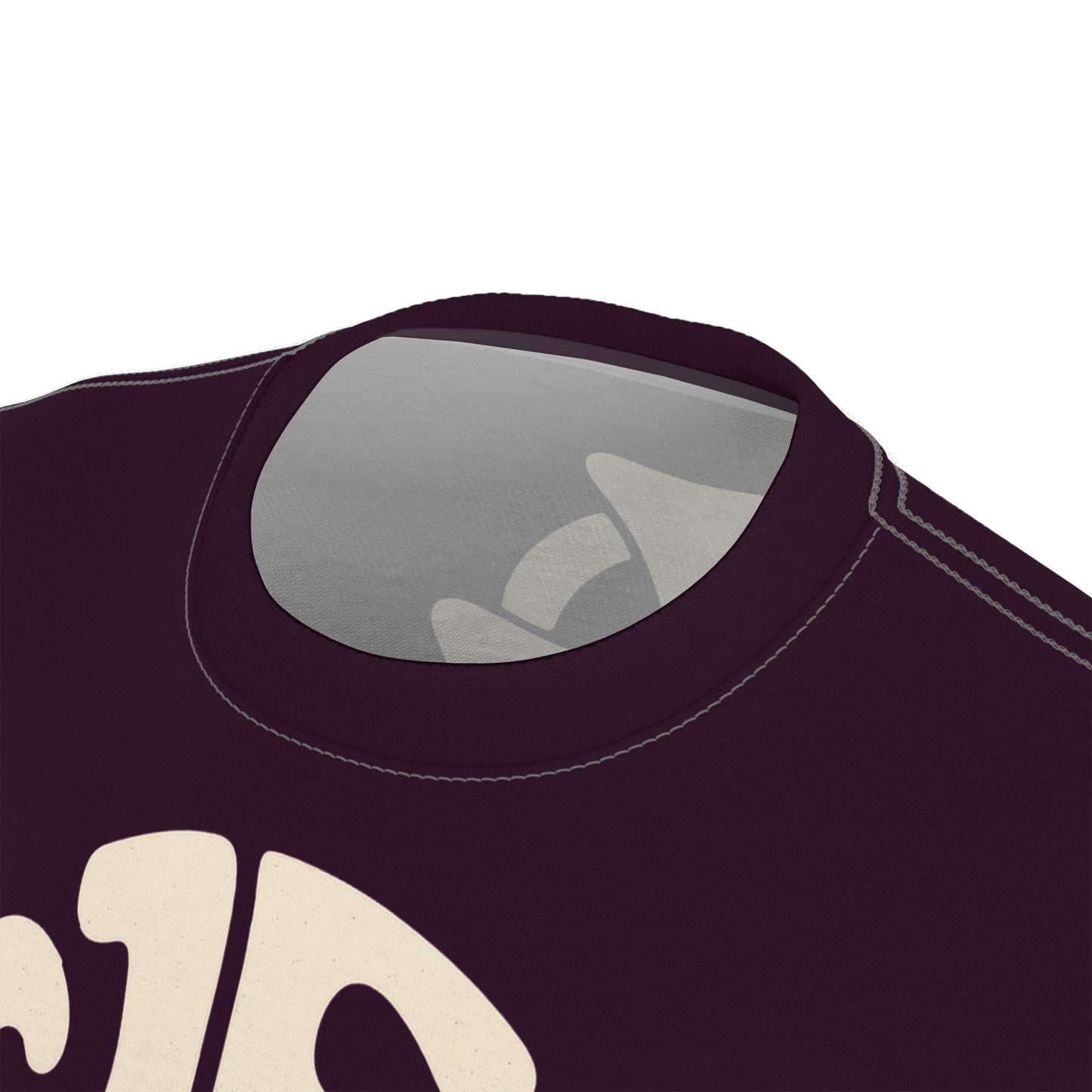 "Retro Jesus", Unisex T-shirt (Greek Aubergine)