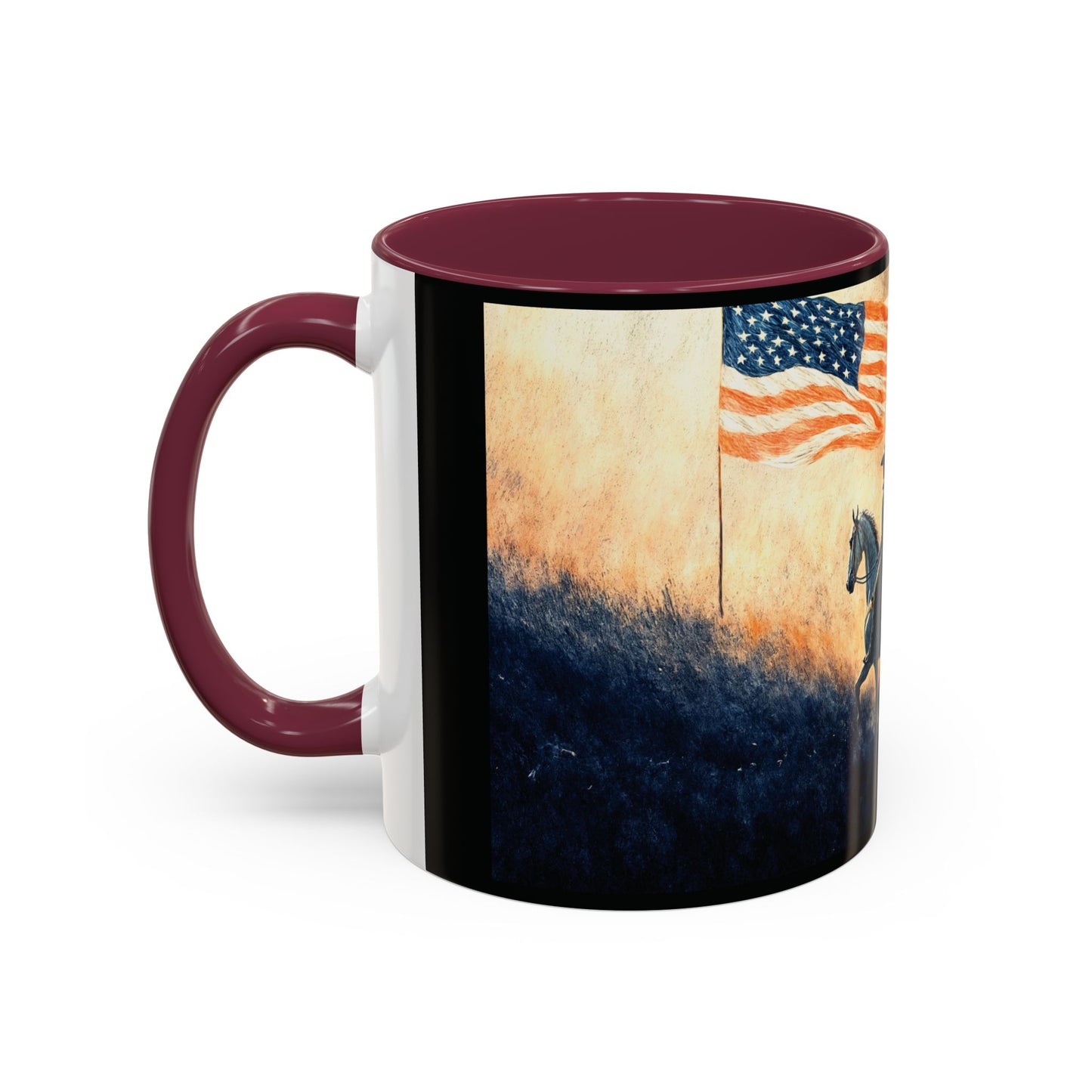 "Liberty under God", Colorful Mugs (11oz, 15oz)