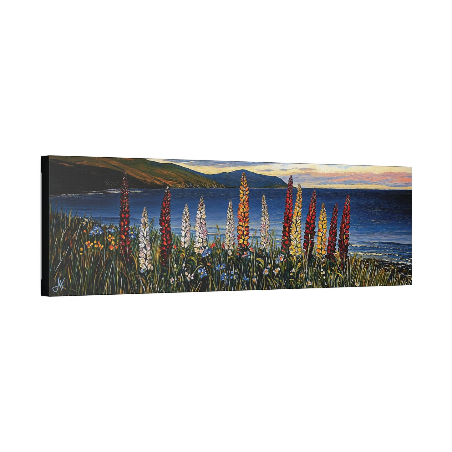 "Machair Awakens on Summers Tide", Stretched Classic Canvas Fine Art Print