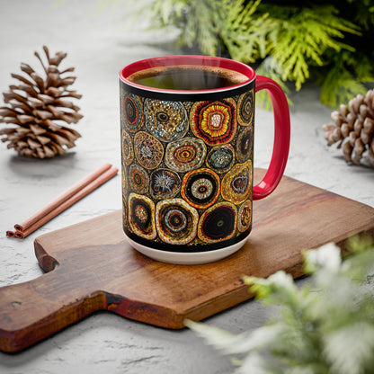 "Every Detail, His Design", Colorful Mugs (11oz, 15oz)