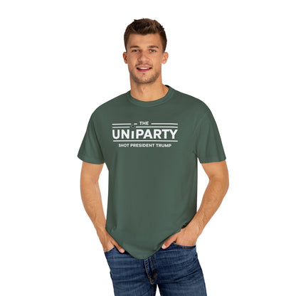 "The Uniparty Shot President Trump" #03, Unisex T-shirt