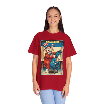 "MAGA Spanked the Donkeys 2024", Unisex T-shirt (Dark Colors)