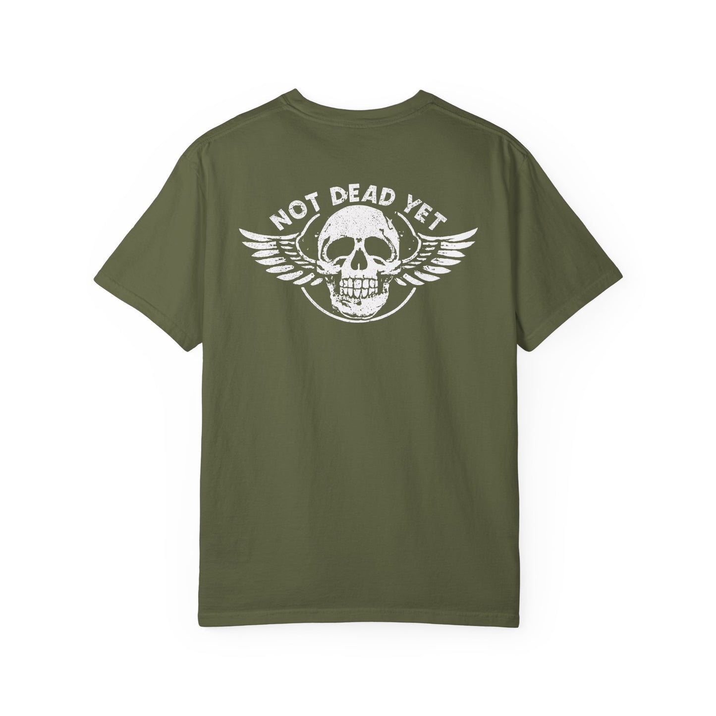 "Not Dead Yet - Winged Skull", Unisex T-shirt