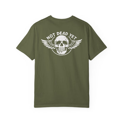 "Not Dead Yet - Winged Skull", Unisex T-shirt