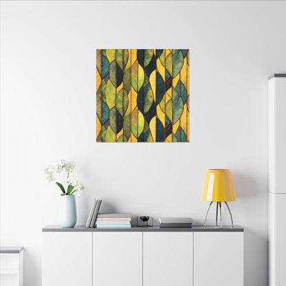 "Inner Grove", Classic Stretched Matte Canvas Pattern Art Print