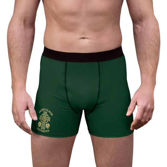 "Archie Kilmor Cross - Reforged" #01, Men's Boxer Briefs (Monsoon Green)