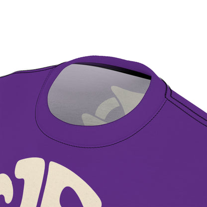 "Retro Jesus", Unisex T-shirt (Storm Purple)