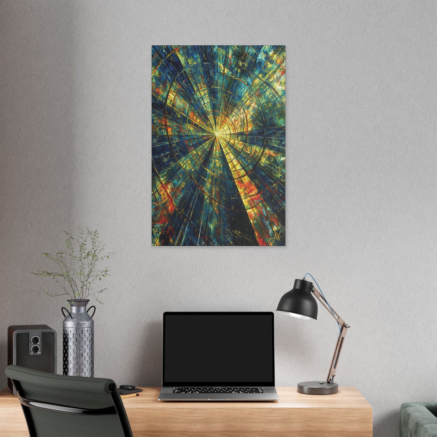"Afterlife Judgement", Stretched Classic Canvas Fine Art Print