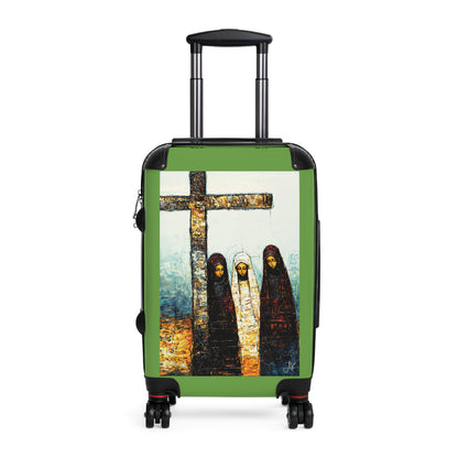 "At-the-Foot of the Cross - John 19:25", Suitcases (Light Green)