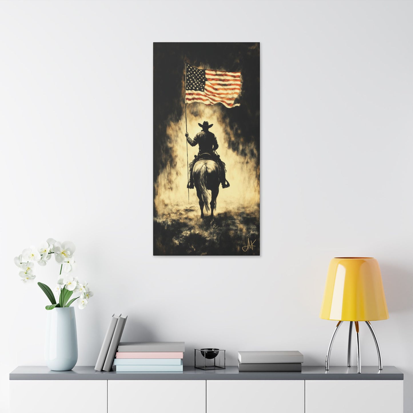 "Holding the Line", Stretched Classic Canvas Fine Art Print