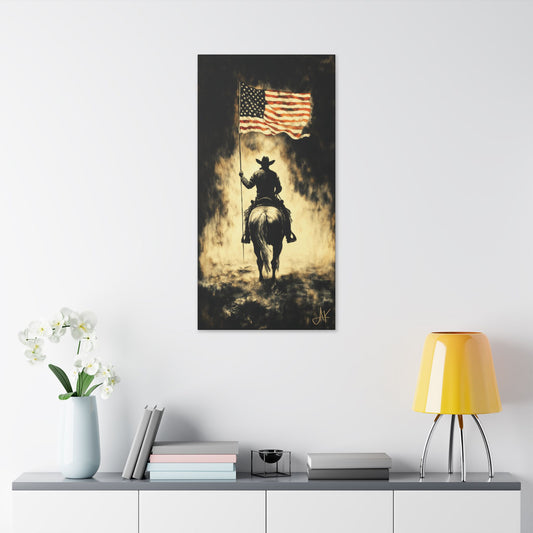 "Holding the Line", Stretched Classic Canvas Fine Art Print