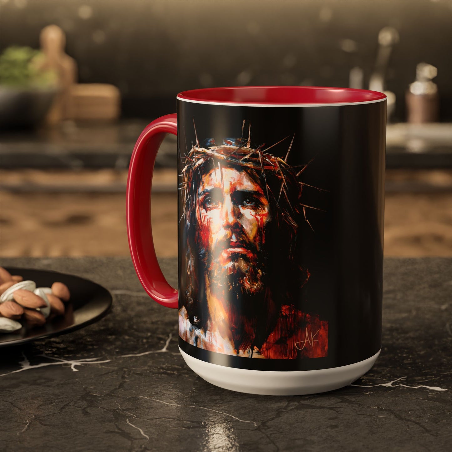 "Crown of Thorns", Colorful Mugs (11oz, 15oz)