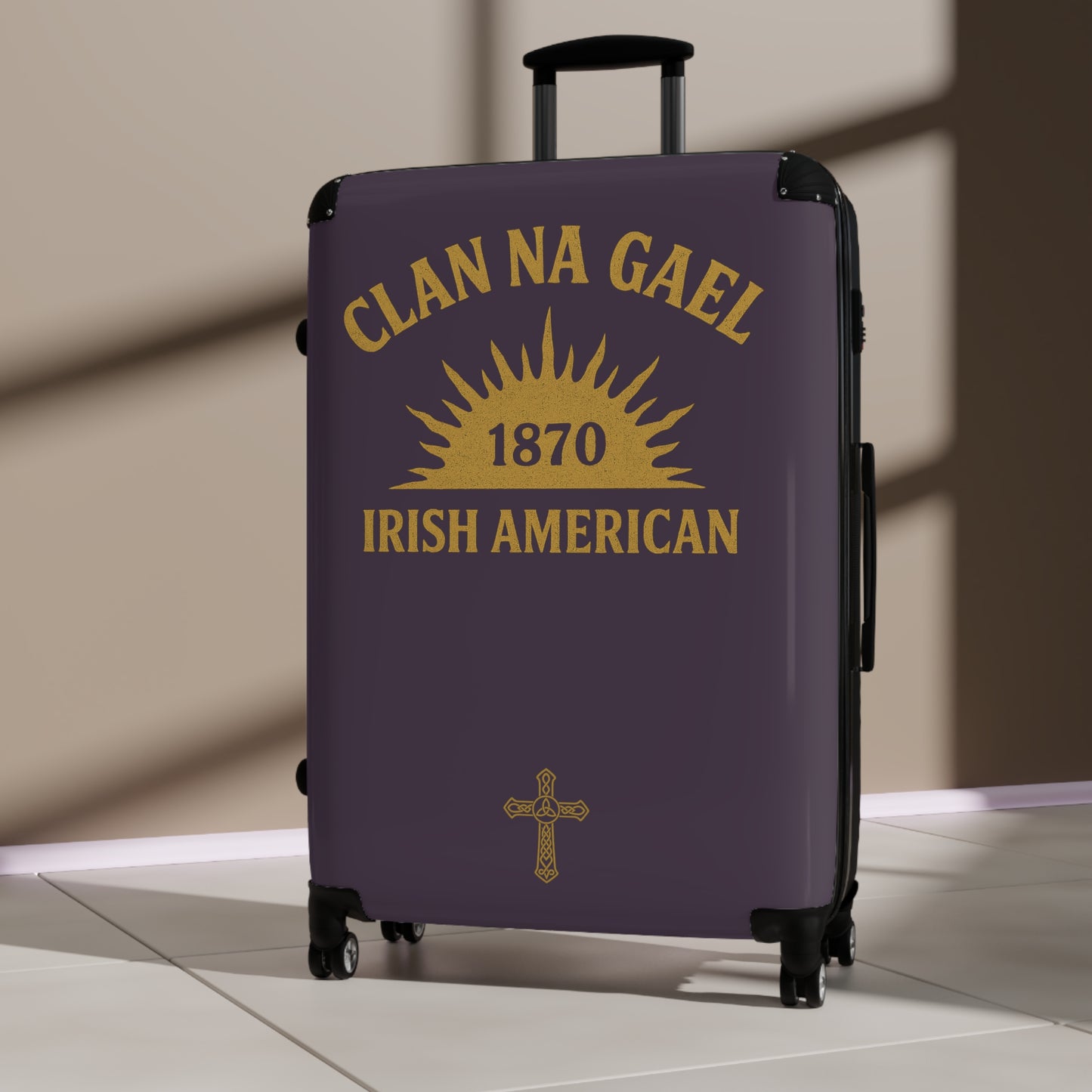"Clan na Gael - Irish American", Suitcase (Purple Verbena)