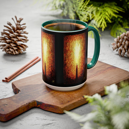 "Born of His Light", Colorful Mugs (11oz, 15oz)