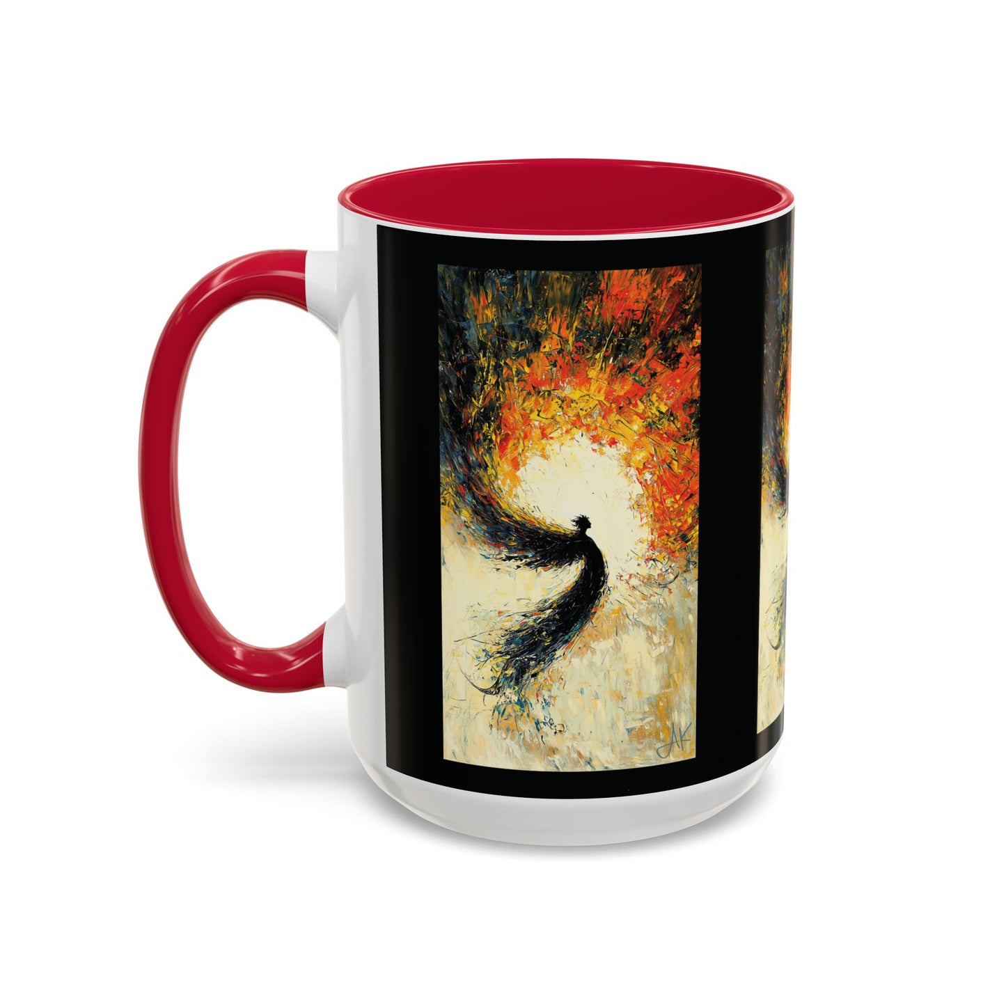 "Seraphic Aegis", Colorful Mugs (11oz, 15oz)