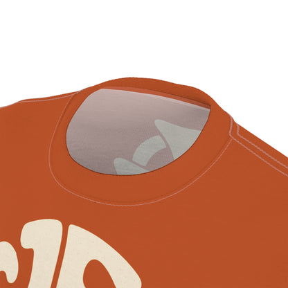 "Retro Jesus", Unisex T-shirt (Alloy Orange)