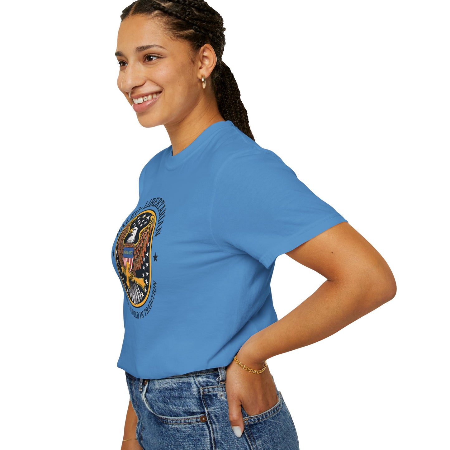 "Paleo-Libertarian" #01, Unisex T-shirt (Light Colors)