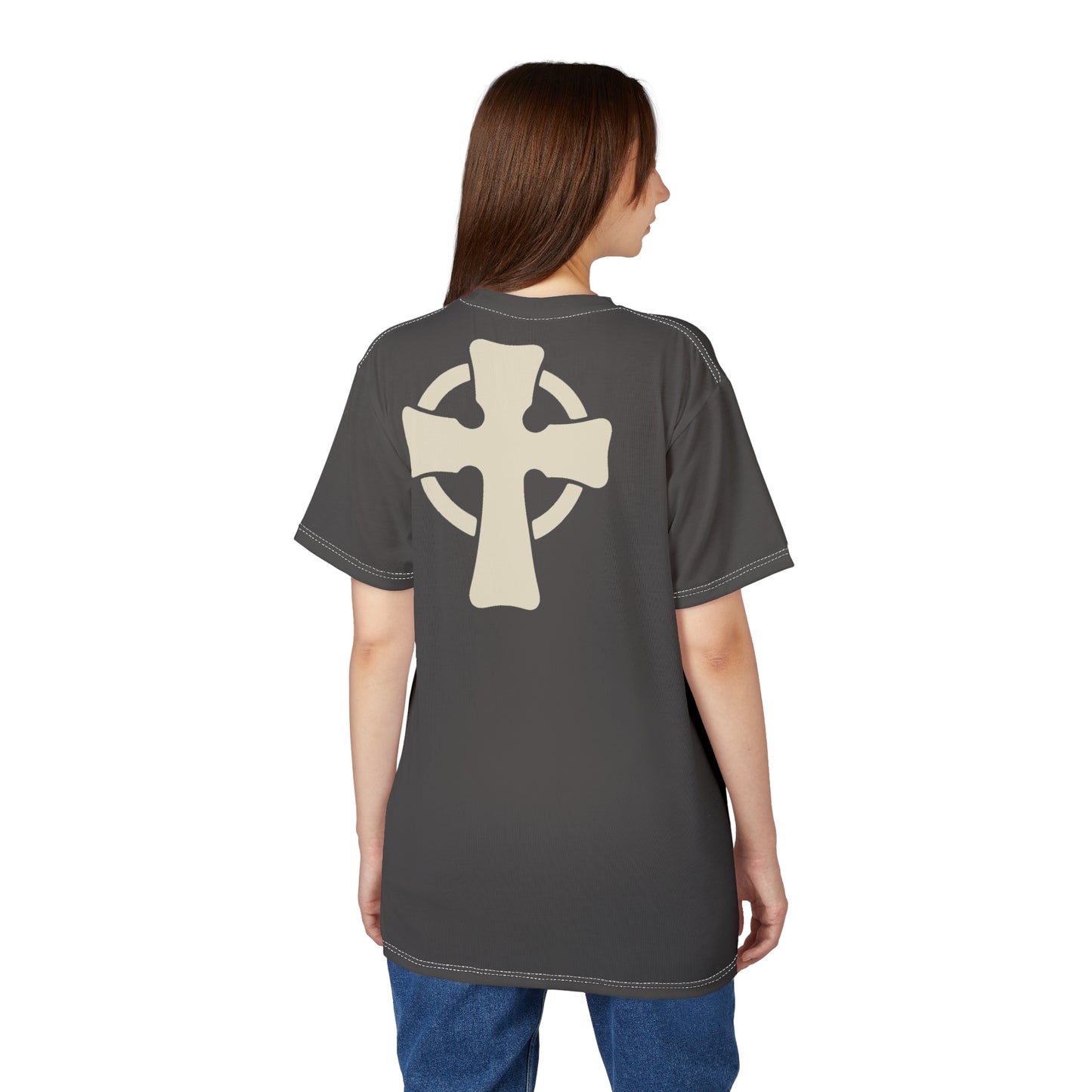 "Retro Jesus", Unisex T-shirt (German Grey)