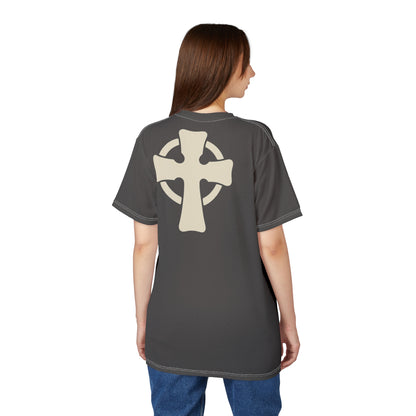 "Retro Jesus", Unisex T-shirt (German Grey)