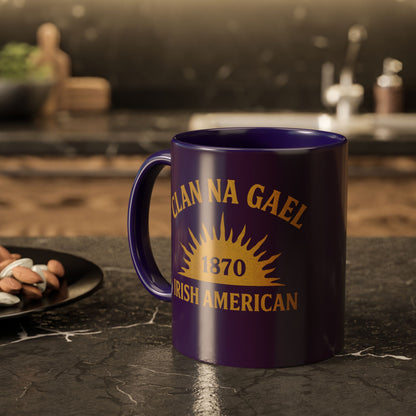 "Clan na Gael - Irish American", Colorful Mugs (11oz, 15oz) (3B0A4F)